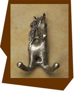 Anne At Home Beauty Horse Robe Hook - cabinetknobsonline