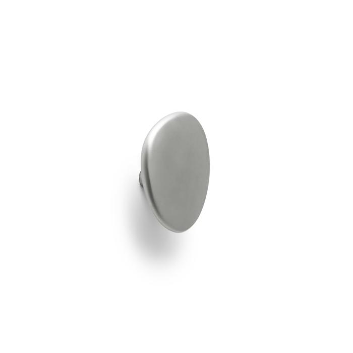 MICHAEL ARAM PEWTER TONE OVER BRONZE PEBBLE CABINET KNOB -LARGE - cabinetknobsonline