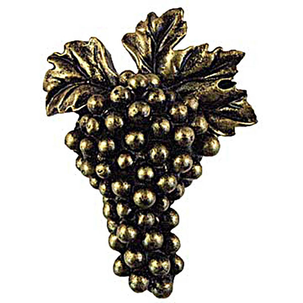 Sierra Lifestyles - Big Sky Cabinet Hardware Grapes Knob - Bronzed Black - cabinetknobsonline