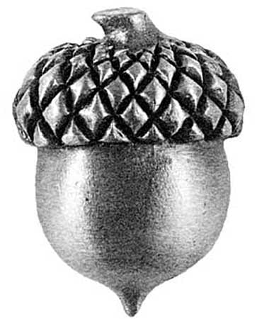 Sierra Lifestyles - Big Sky Cabinet Hardware Acorn Knob - Pewter - cabinetknobsonline