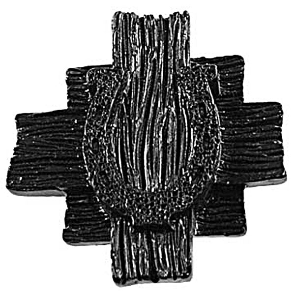 Sierra Lifestyles - Big Sky Cabinet Hardware Horseshoe Knob - Black - cabinetknobsonline