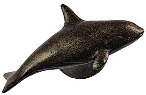 Sierra Lifestyles - Big Sky Cabinet Hardware Orca Knob - Bronzed Black - cabinetknobsonline