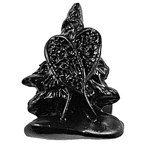 Sierra Lifestyles - Big Sky Cabinet Hardware Snowshoes Knob - Black - cabinetknobsonline