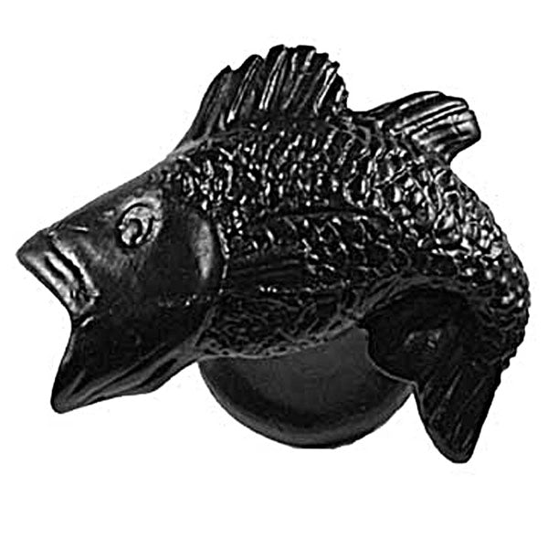 Sierra Lifestyles - Big Sky Cabinet Hardware Bass Knob - Black - cabinetknobsonline
