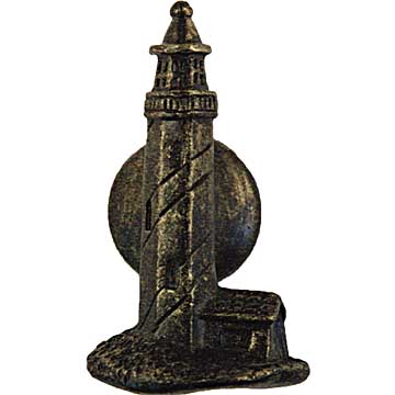 Sierra Lifestyles - Big Sky Cabinet Hardware Lighthouse Knob - Bronzed Black - cabinetknobsonline