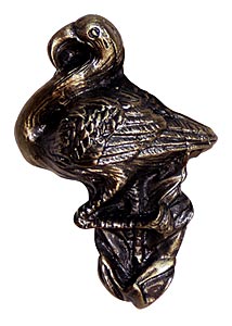 Sierra Lifestyles - Big Sky Cabinet Hardware Flamingo Knob - Bronzed Black - cabinetknobsonline