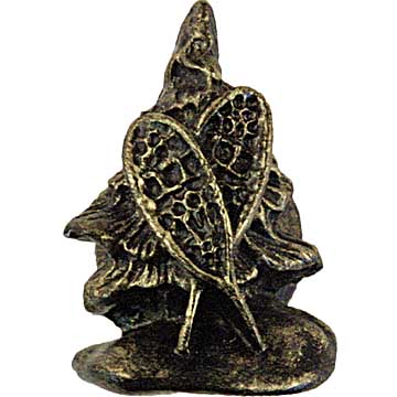 Sierra Lifestyles - Big Sky Cabinet Hardware Snowshoes Knob - Bronzed Black - cabinetknobsonline