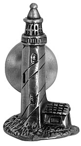 Sierra Lifestyles - Big Sky Cabinet Hardware Lighthouse Knob - Pewter - cabinetknobsonline
