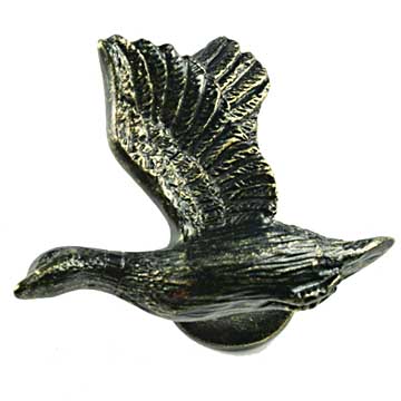 Sierra Lifestyles - Big Sky Cabinet Hardware Mallard Knob - Bronzed Black - cabinetknobsonline