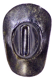 Sierra Lifestyles - Big Sky Cabinet Hardware Cowboy Hat Knob - Bronzed Black - cabinetknobsonline