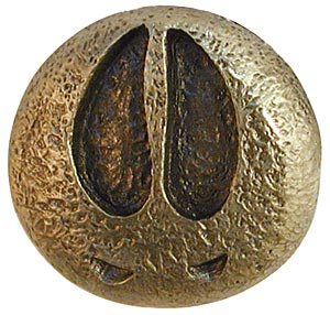 Sierra Lifestyles - Big Sky Cabinet Hardware Big Game Track Knob - Antique Brass - cabinetknobsonline