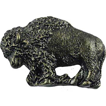 Sierra Lifestyles - Big Sky Cabinet Hardware Buffalo Pull - Bronzed Black - cabinetknobsonline