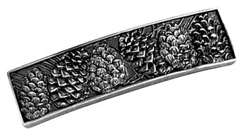 Sierra Lifestyles - Big Sky Cabinet Hardware Pinecone Pull - Pewter - cabinetknobsonline
