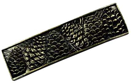 Sierra Lifestyles - Big Sky Cabinet Hardware Pinecone Pull - Bronzed Black - cabinetknobsonline