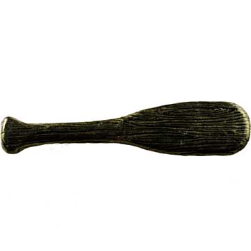 Sierra Lifestyles - Big Sky Cabinet Hardware Canoe Paddle Pull - Bronzed Black - cabinetknobsonline