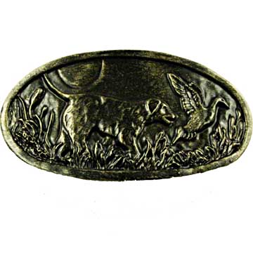 Sierra Lifestyles - Big Sky Cabinet Hardware Dog Pull - Bronzed Black - cabinetknobsonline