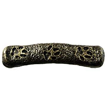 Sierra Lifestyles - Big Sky Cabinet Hardware Wolf Track Pull - Bronzed Black - cabinetknobsonline