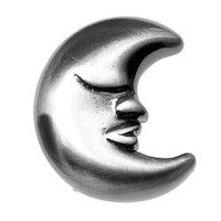 Big Sky Hardware-Kids Moon Cabinet Knob Pewter - cabinetknobsonline