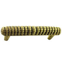 Big Sky Hardware-Bee Hive Cabinet Pull-Antique Brass 3" C.C. - cabinetknobsonline