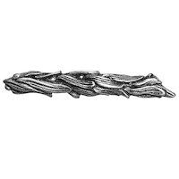 Big Sky Hardware-Seaweed Cabinet Handle Pewter 3" C.C. - cabinetknobsonline