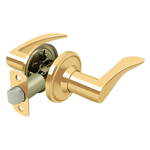 Deltana Architectural Hardware Residential Locks: Home Series Trelawny Lever Passage Left Hand each - cabinetknobsonline