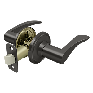Deltana Architectural Hardware Residential Locks: Home Series Trelawny Lever Passage Left Hand each - cabinetknobsonline