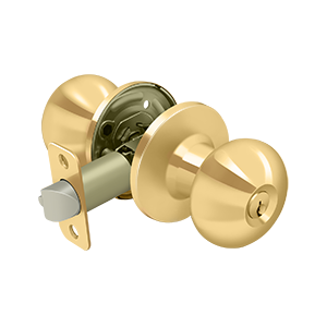 Deltana Architectural Hardware Residential Locks: Home Series Portland Knob Entry each - cabinetknobsonline