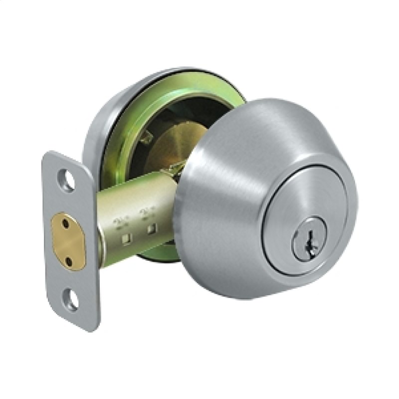 Deltana Architectural Hardware Residential Locks: Home Series Double Cylinder Deadbolt, KA2 Heavy Duty each - cabinetknobsonline