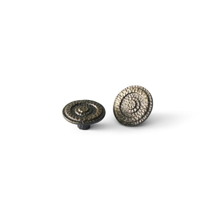 MICHAEL ARAM OXIDIZED GOTHAM SMALL CABINET KNOB - cabinetknobsonline