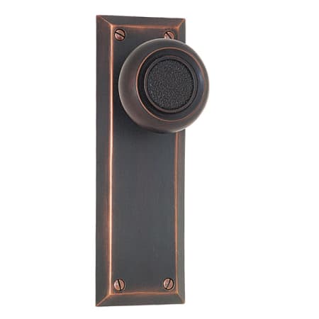 Emtek Door Hardware SidePlate Locksets Brass Tubular Quincy 7-1-8" Non-Keyed Privacy - cabinetknobsonline