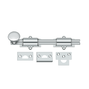 Deltana Architectural Hardware Bolts 8" Surface Bolt, HD each - cabinetknobsonline
