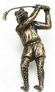 Symphony Designs Decorative Hardware Golf Frog Pull in Aged Dover - cabinetknobsonline