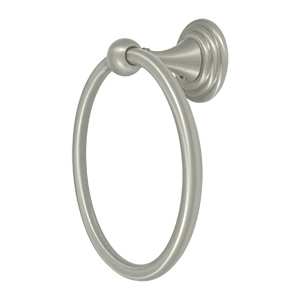 Deltana Architectural Hardware Bathroom Accessories 6" Towel Ring Classic, 98C Series each - cabinetknobsonline