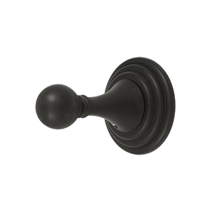 Deltana Architectural Hardware Bathroom Accessories Single Robe Hook Classic, 98C Series each - cabinetknobsonline