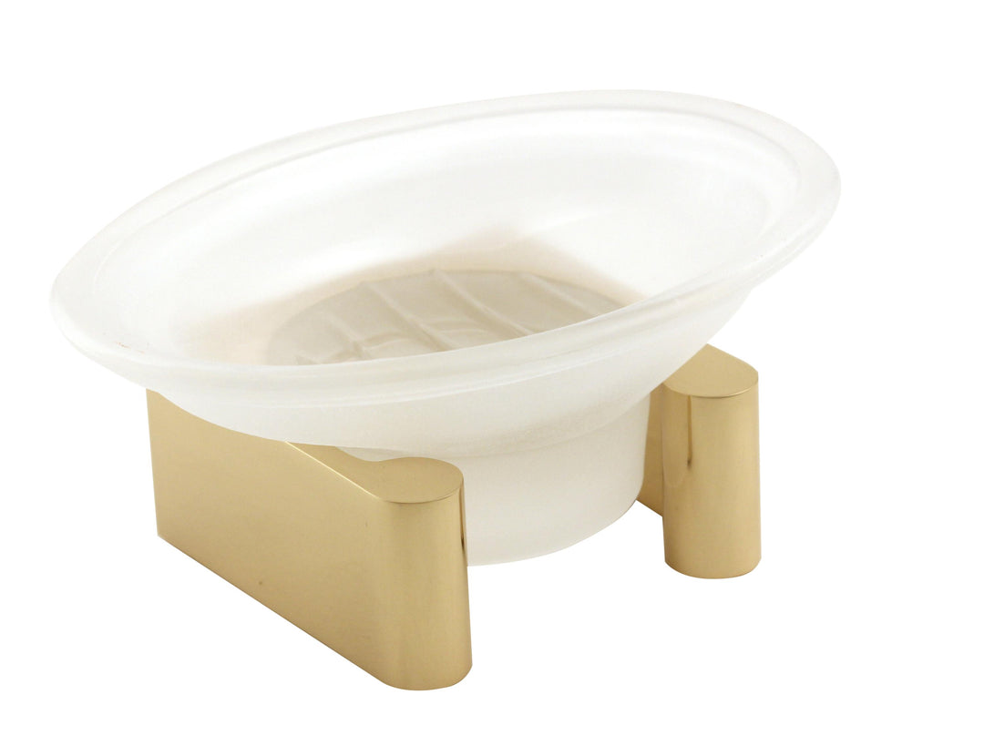 Alno Decorative Hardware 'Creations' COUNTER TOP SOAP DISH W- GLASSWARE - cabinetknobsonline
