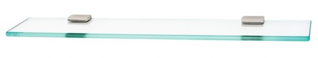 Alno Decorative Hardware 'Creations' 24" GLASS SHELF WITH BRACKETS - cabinetknobsonline