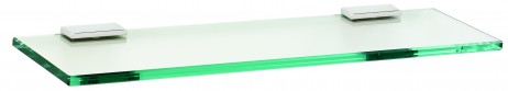Alno Decorative Hardware 'Creations' 18" GLASS SHELF WITH BRACKETS - cabinetknobsonline