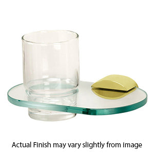 Alno Decorative Hardware 'Creations' TUMBLER HOLDER W-GLASS - cabinetknobsonline