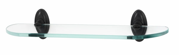 Alno Decorative Hardware 'Creations' 24" GLASS SHELF WITH BRACKETS - cabinetknobsonline