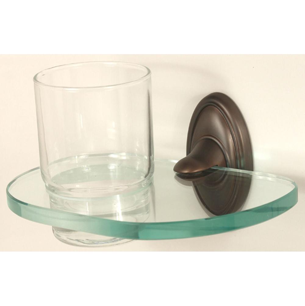 Alno Decorative Hardware 'Creations' TUMBLER HOLDER W- TUMBLER - cabinetknobsonline