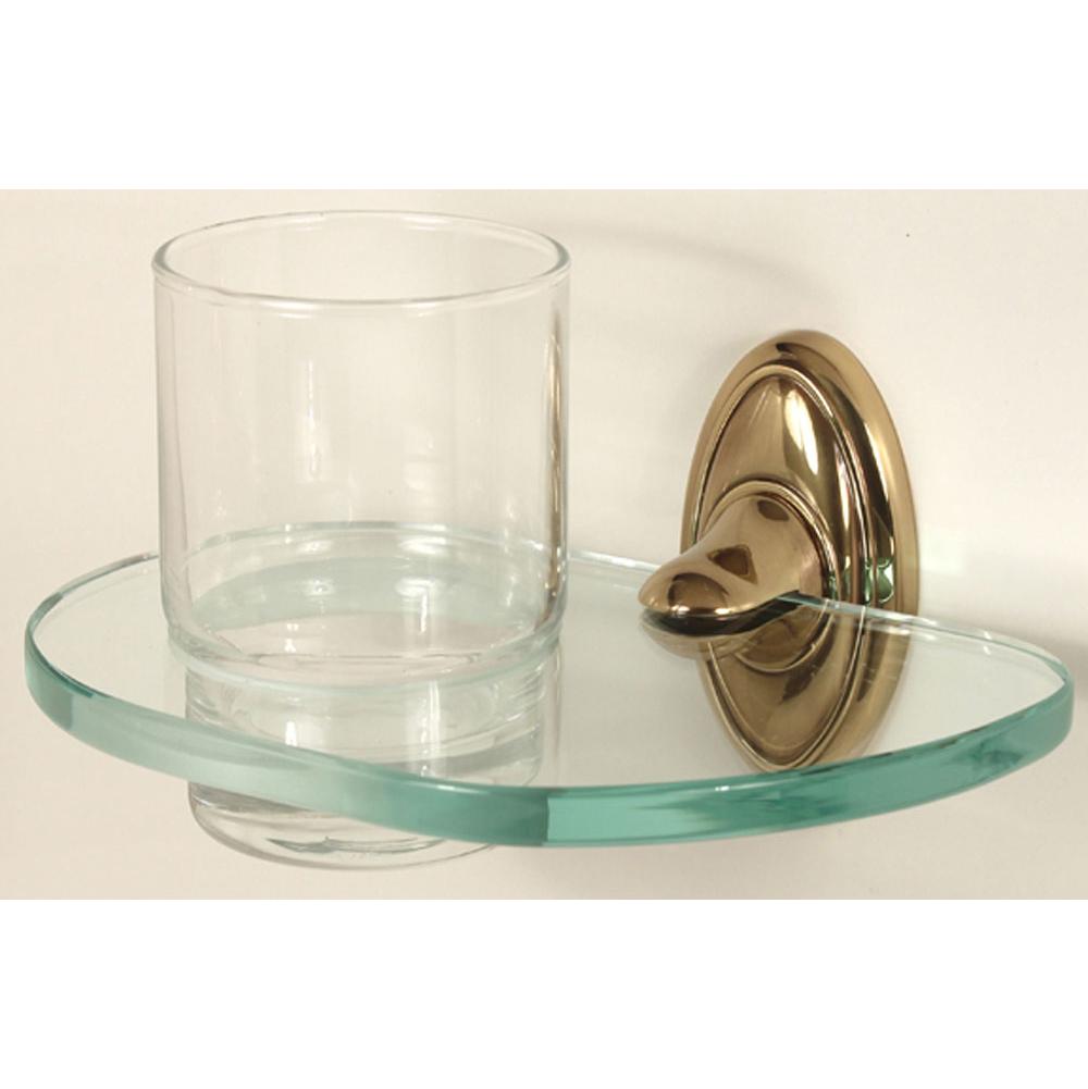 Alno Decorative Hardware 'Creations' TUMBLER HOLDER W- TUMBLER - cabinetknobsonline