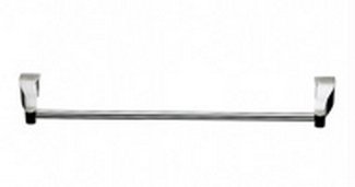 Top Knobs Bathroom Hardware Aqua 18" Single Towel Rod-Brushed Satin Nickel - cabinetknobsonline