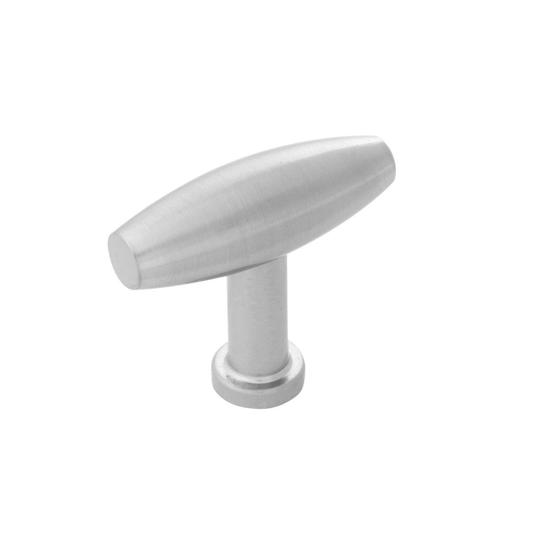 Belwith-Keeler Cabinet Hardware Wexler Collection Knob 1-1-2 Inch X 1-2 Inch Stainless Steel Finish - cabinetknobsonline