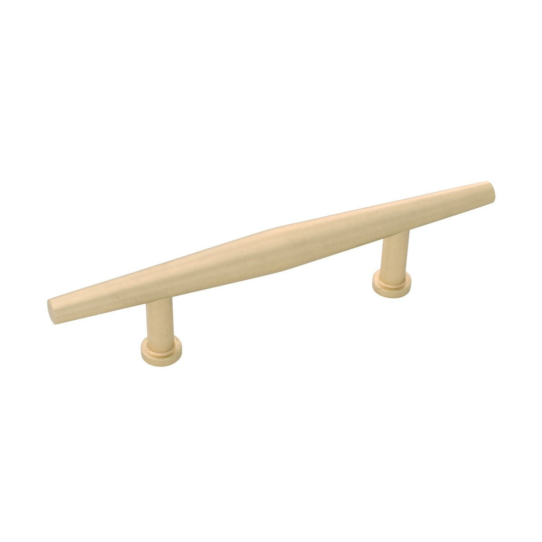 Belwith-Keeler Cabinet Hardware Wexler Collection Pull 3 Inch Center to Center Royal Brass Finish - cabinetknobsonline