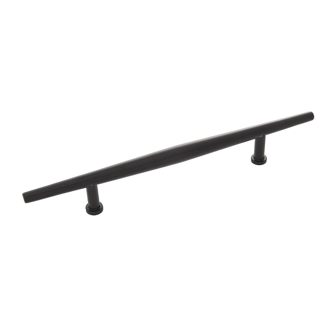 Belwith-Keeler Cabinet Hardware Wexler Collection Pull 128 Millimeter Center to Center Flat Onyx Finish - cabinetknobsonline