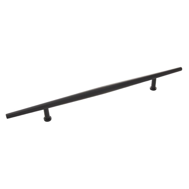 Belwith-Keeler Cabinet Hardware Wexler Collection Pull 192 Millimeter Center to Center Flat Onyx Finish - cabinetknobsonline
