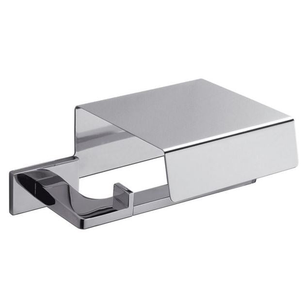 Colombo Design Look Collection Toilet Paper Holder w-Cover - cabinetknobsonline