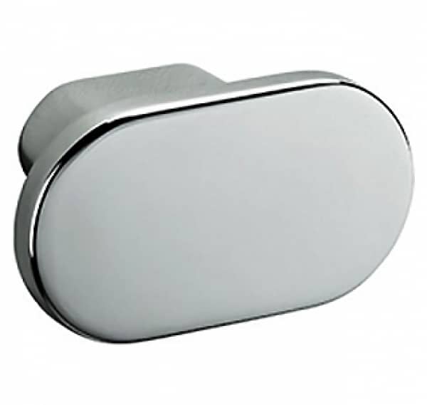 Colombo Design Basic Collection Towel - Robe Hook -Large– Chrome - cabinetknobsonline