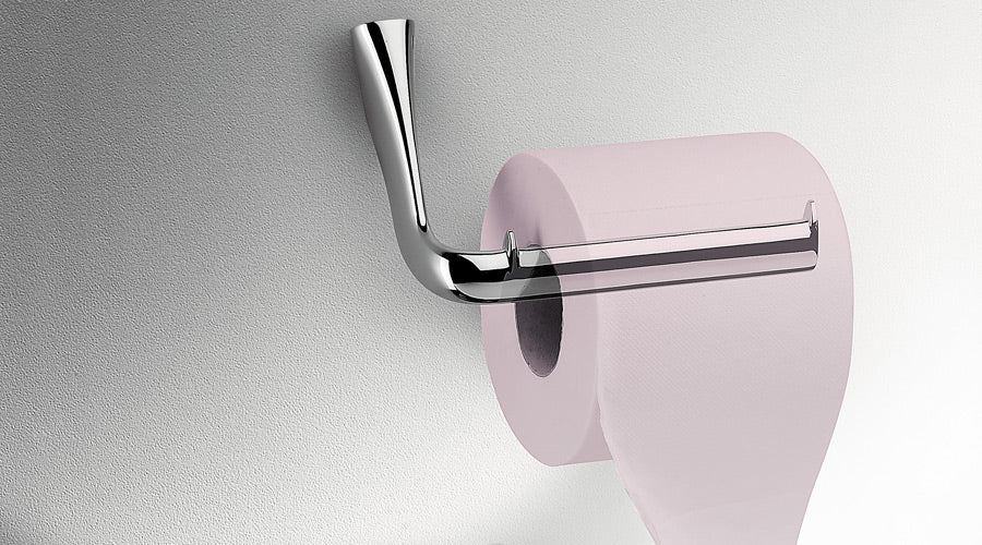 Colombo Design Bathroom Accessories Land Collection Toilet Paper Holder Chrome - cabinetknobsonline