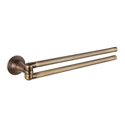 Colombo Design Hermitage Collection Swivel Towel Bar 16" - cabinetknobsonline